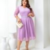 Vestido Thalita Lilas
