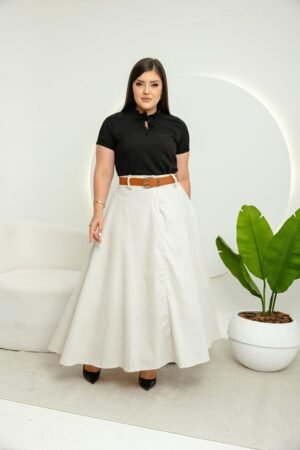 Blusa Marlene Gola Franzida - Imagem 5